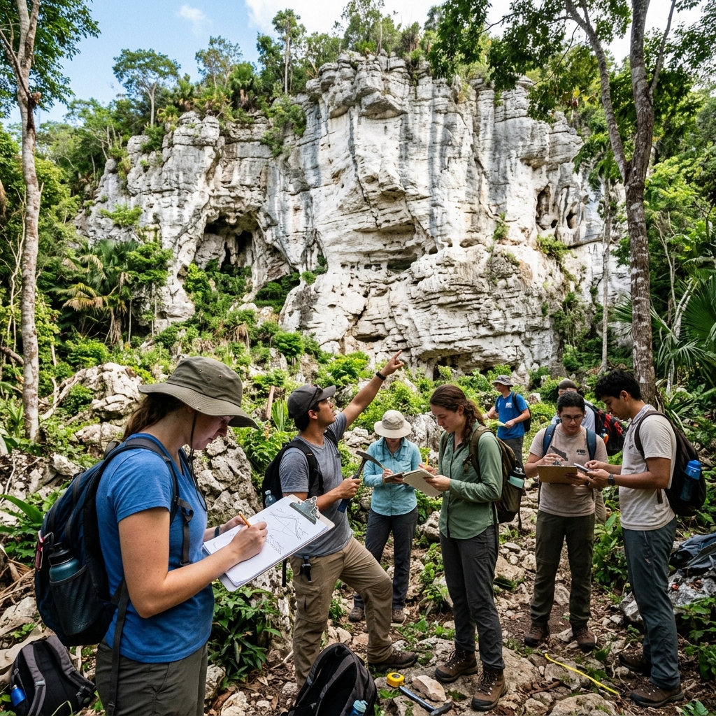 Dokumentasi Field Course Pemetaan Geologi Dasar di Kawasan Karst Batu Putih - Foto 2