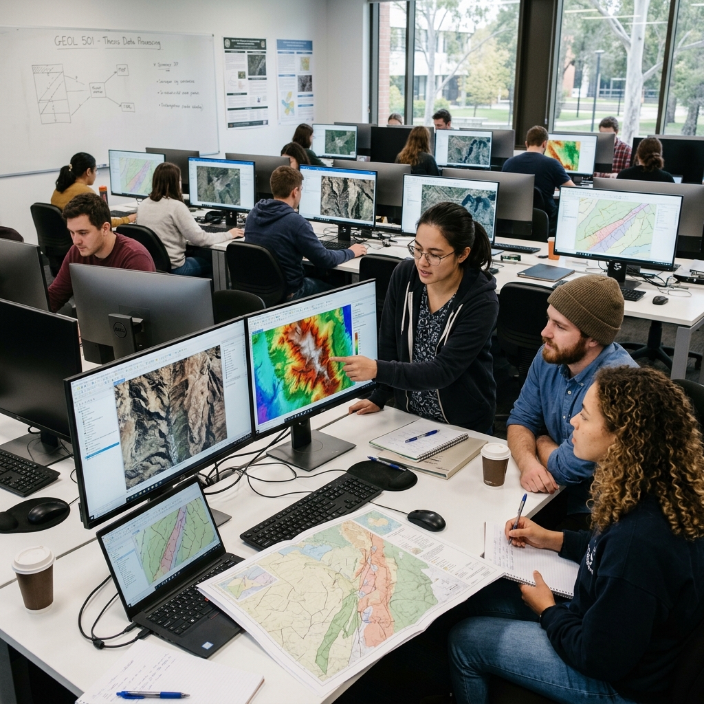 Dokumentasi Workshop GIS dan Pengolahan Data Spasial untuk Skripsi Geologi - Foto 1