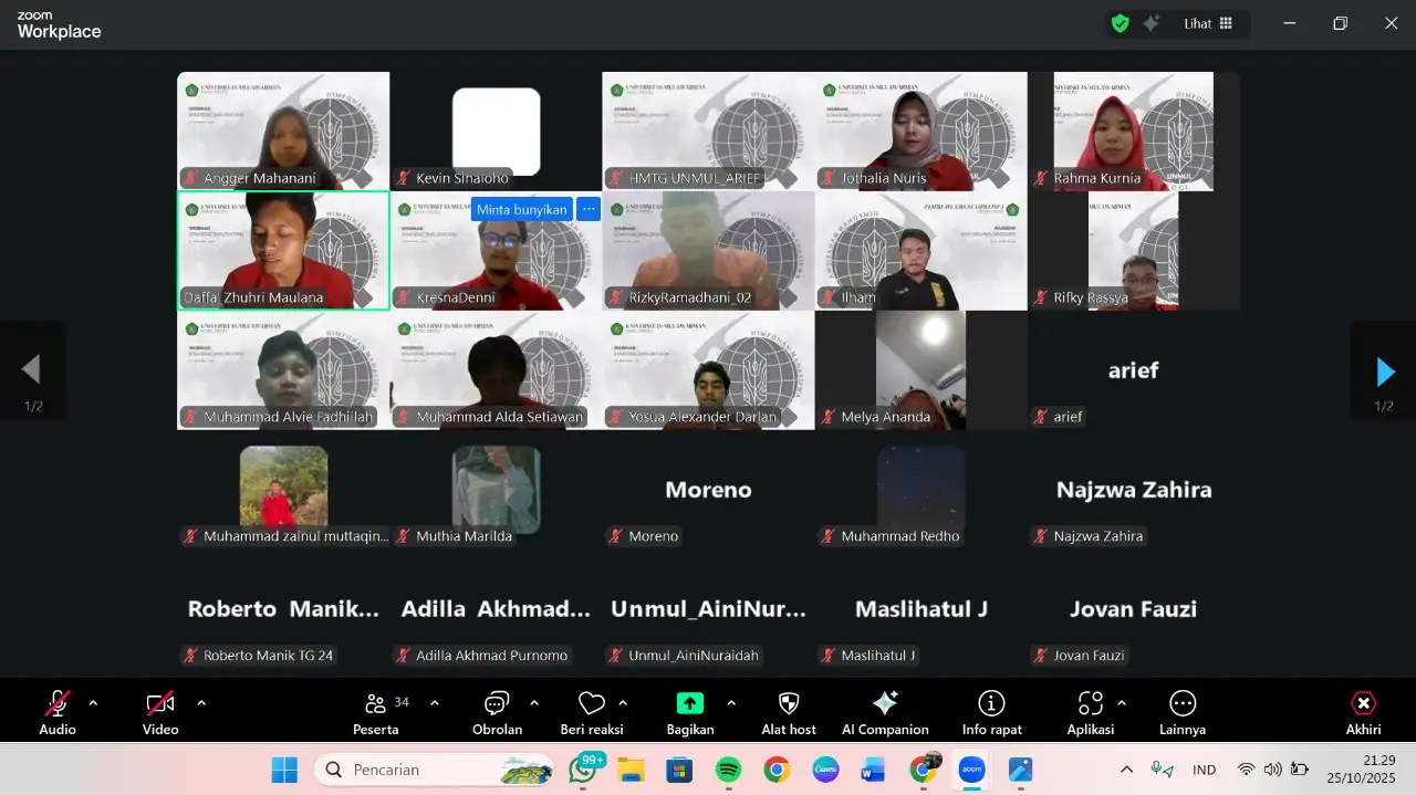 Dokumentasi Webinar “Strategic Exploration” - Foto 1