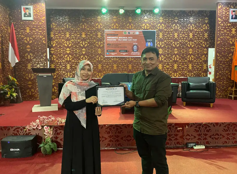 Dokumentasi Wokshop ”Fundamental Geological Data Processing- Gold Mining Case Study” - Foto 2